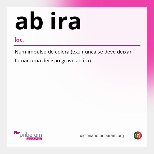 Significado de ab ira